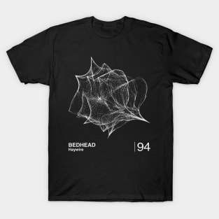 Bedhead / Minimalist Graphic Artwork Design T-Shirt